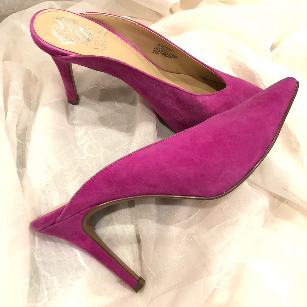 Vince Camuto Berodie, suede, mule/pump.
